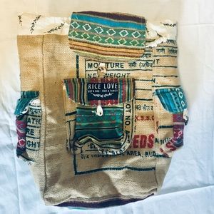 Recycled Rice Love Travel Backpack